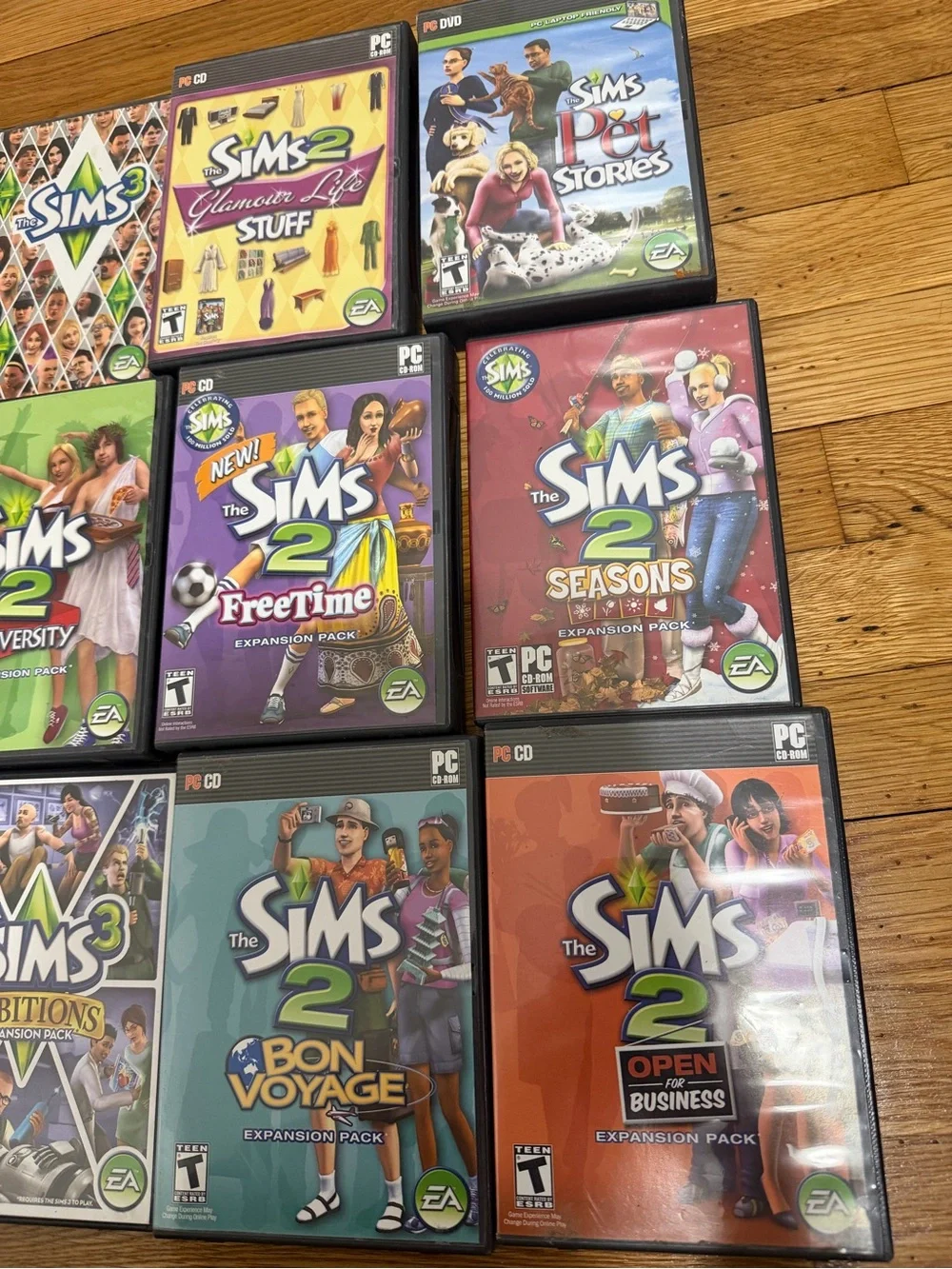 The Sims 2 PC Game With Expansion Packs CD-ROM Bundle Lot Sims 3 Pets Etc